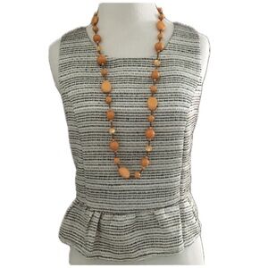 🔴 Peplum Sleeveless Vest Top